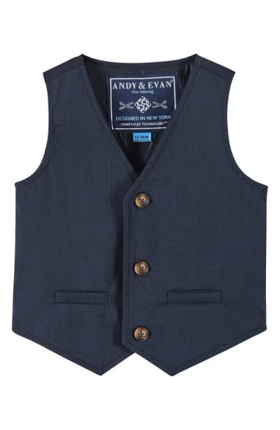 Andy & Evan Tie, Vest, Button-up Shirt & Pants Set In Multi