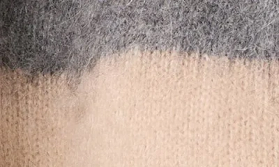 Astr The Label Fuzzy Stripe Crewneck Sweater In Multi