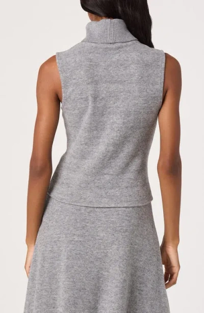 Astr The Label Sleeveless Turtleneck Sweater In Gray