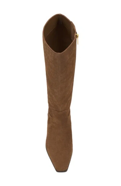 Vince Camuto Women's Pavla Knee-high Snip-toe Boots In Brown