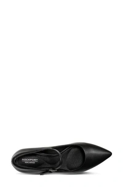 Rockport Women's Chase Mary Jane Pointed-toe Pumps In Black