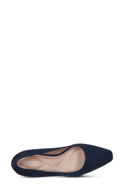Rockport Women's Merida Block Heel Pumps In Blue