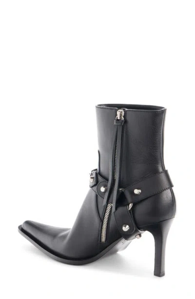 Balenciaga City Calfskin Heeled Ankle Boots In Multi