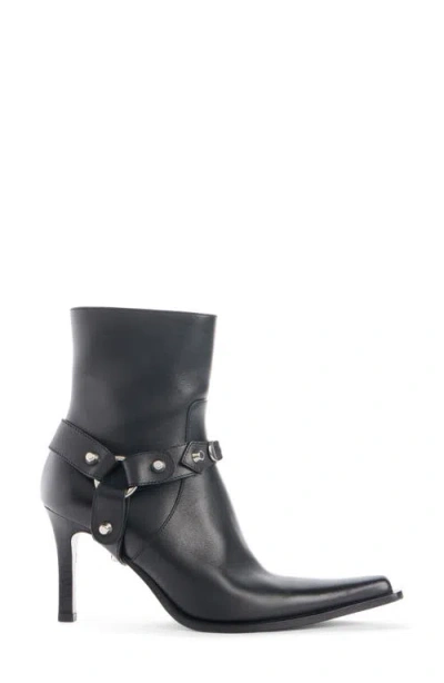 Balenciaga City Calfskin Heeled Ankle Boots In Multi