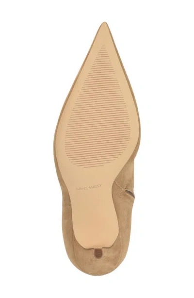 Nine West Gerty Pointed Toe Knee High Boot In Neutral