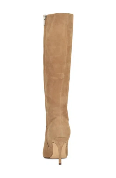 Nine West Gerty Pointed Toe Knee High Boot In Neutral
