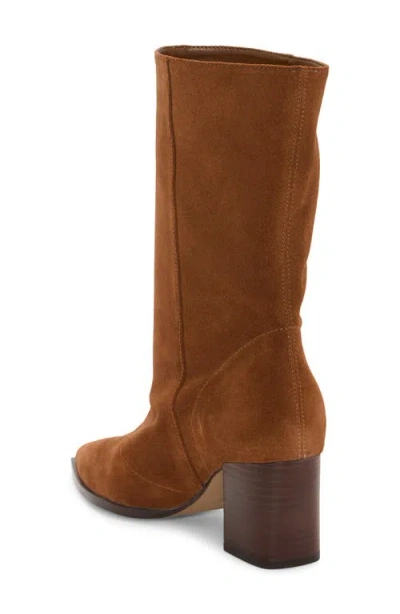 Vince Camuto Women's Lorrys Block Heel Boots In Brown