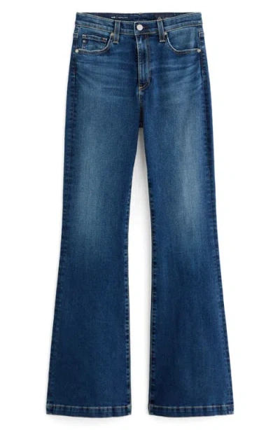 Ag Farrah Mid Rise Bootcut Jeans In Epilogue In Blue