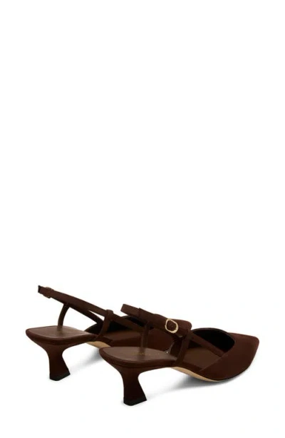 Stuart Weitzman Vivienne Slingback In Brown