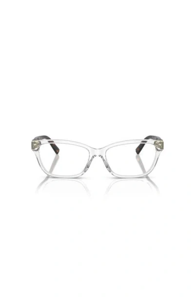 Tiffany & Co . 54mm Rectangle Optical Glasses In Gray