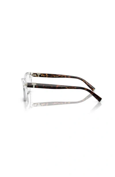 Tiffany & Co . 54mm Rectangle Optical Glasses In Gray