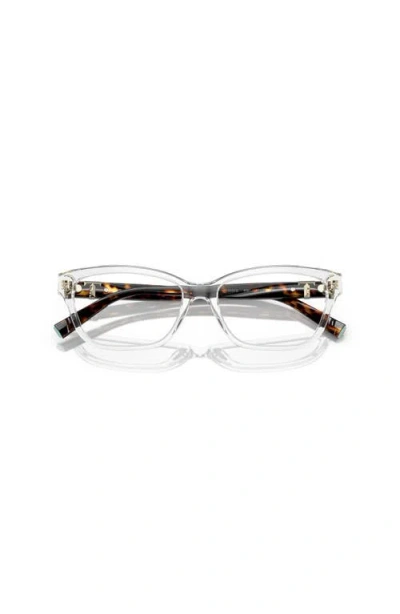 Tiffany & Co . 54mm Rectangle Optical Glasses In Gray