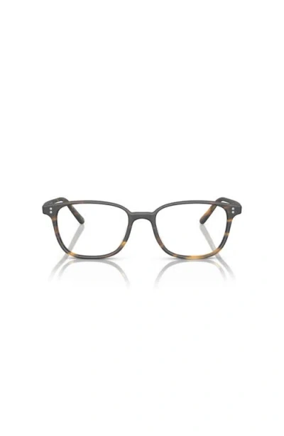 Oliver Peoples 53mm Square Optical Glasses In Brown