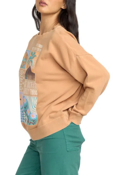 Billabong Echo Crewneck Sweatshirt In Neutral