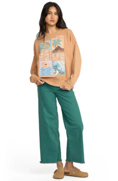Billabong Echo Crewneck Sweatshirt In Neutral