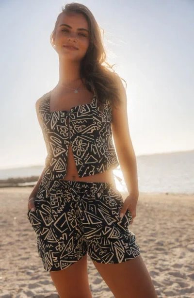 Billabong Feeling Free Print Tank In Multi