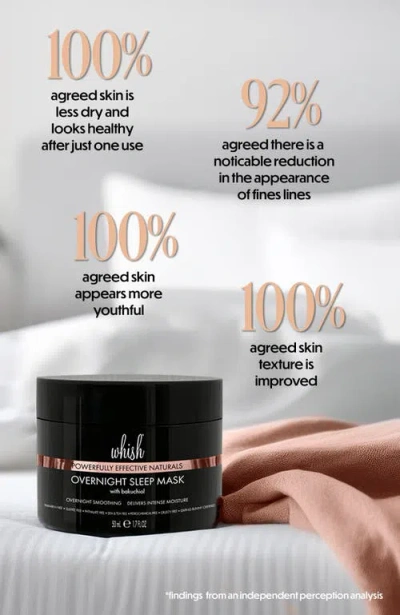 Whish Beauty Overnight Sleep Mask With Bakuchiol In Transparent