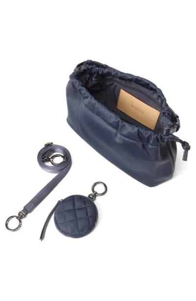 Mz Wallace Small Waverly Nylon Shoulder Bag In Blue