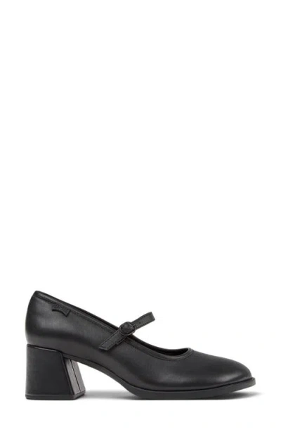 Camper Leather Block-heel Mary Jane Shoes In Black
