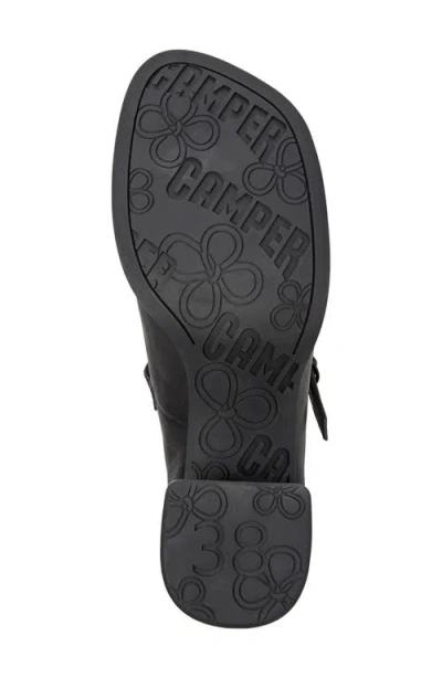 Camper Leather Block-heel Mary Jane Shoes In Black