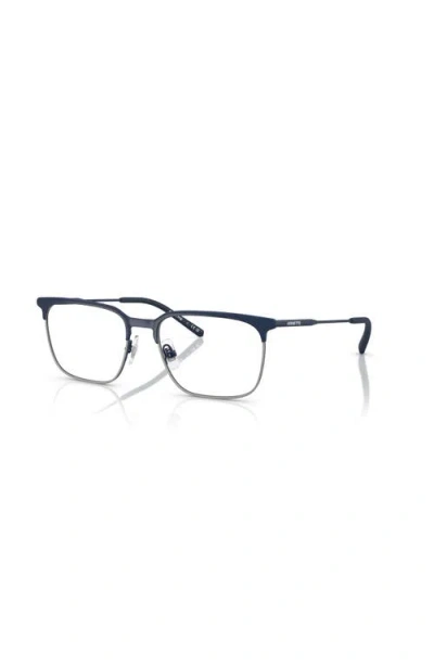 Arnette 53mm Rectangle Optical Glasses In Blue