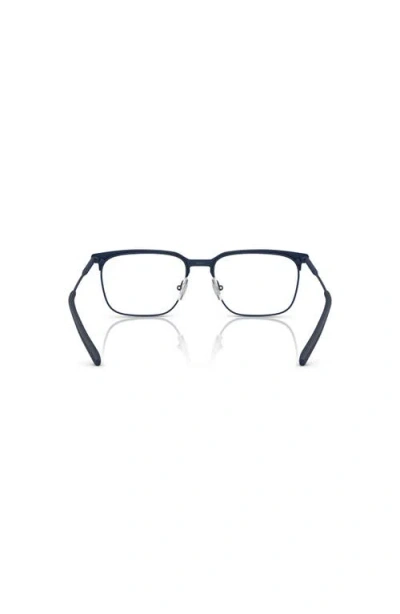 Arnette 53mm Rectangle Optical Glasses In Blue