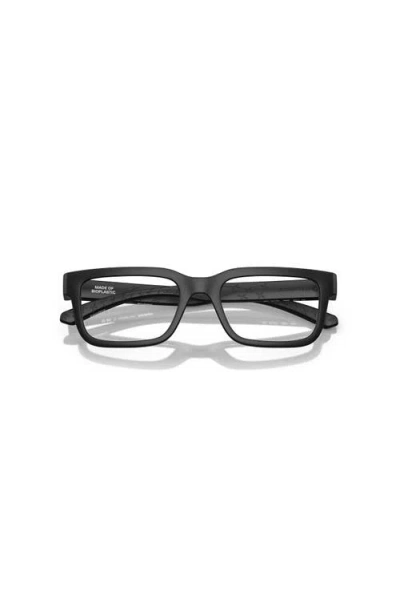 Arnette 49mm Rectangle Optical Glasses In Black