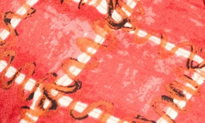 Nic + Zoe Nic+zoe Squiggle Check Cap Sleeve Top In Multi