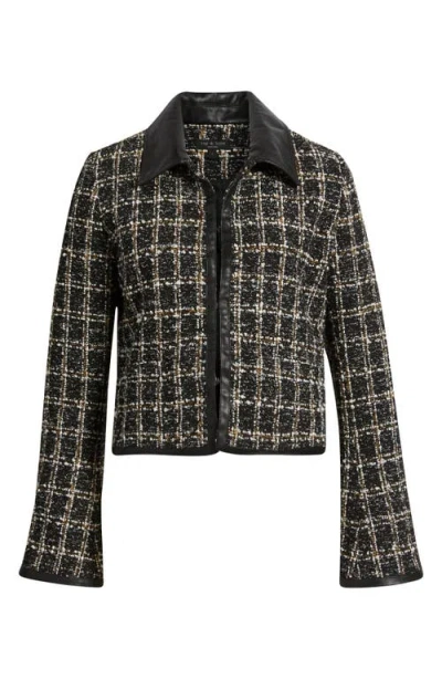 Rag & Bone Eloise Long Sleeve Blazer In Black Plaid In Black