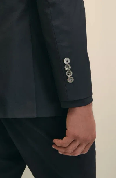 Brooks Brothers Performance Series Stretch Cotton Blend Blazer Jacket In Blue