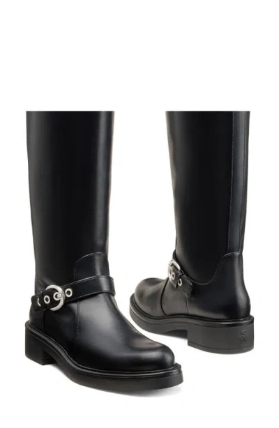 Stuart Weitzman Chrystie Knee High Boot In Black
