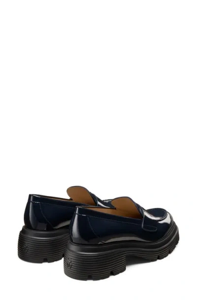 Stuart Weitzman Hudson Lite Penny Loafer In Blue