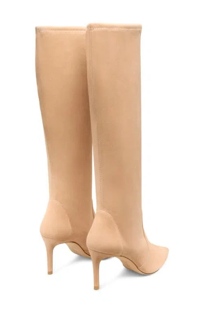 Stuart Weitzman Stuart Power 75 Boot In Neutral