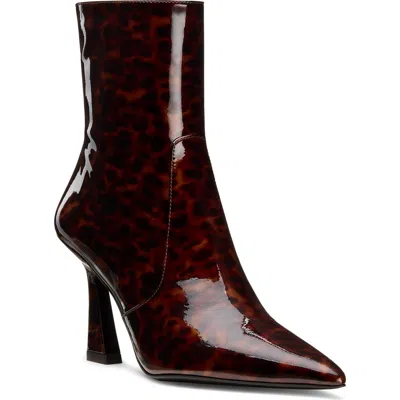 Stuart Weitzman Vinnie 85 Zip Bootie In Brown