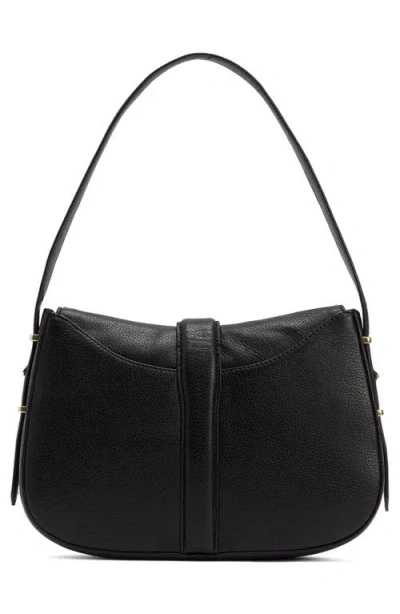 Barbour Alder Leather Sling Bag In Black