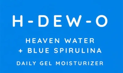 Dew Of The Gods H-dew-o Heaven Water + Blue Spirulina Daily Gel Moisturizer In Transparent