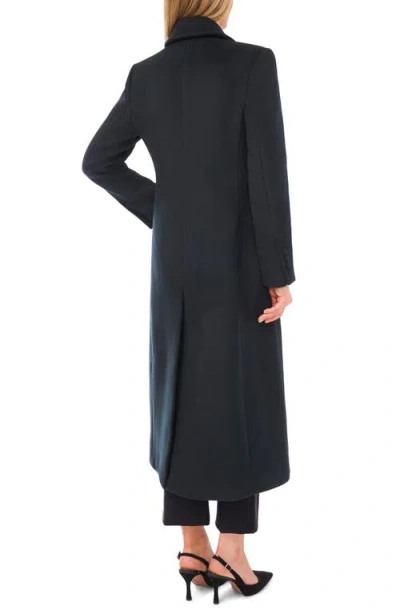 Ted Baker Bow Wool Blend Longline Coat In Black