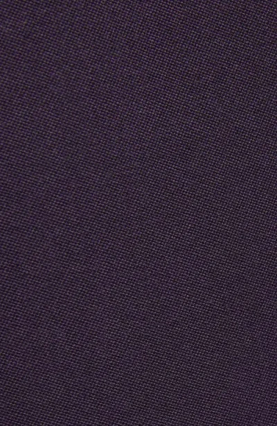 Alexander Mcqueen Grain De Poudre Wool Single-breasted Blazer In Purple