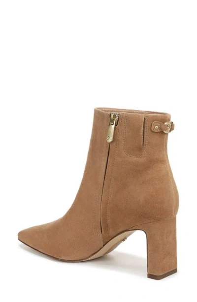 Sam Edelman Women's Saige Zipper Ankle Booties In Brown