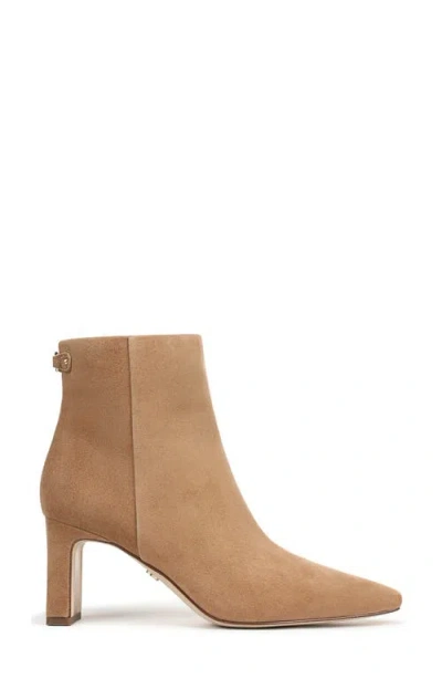 Sam Edelman Women's Saige Zipper Ankle Booties In Brown