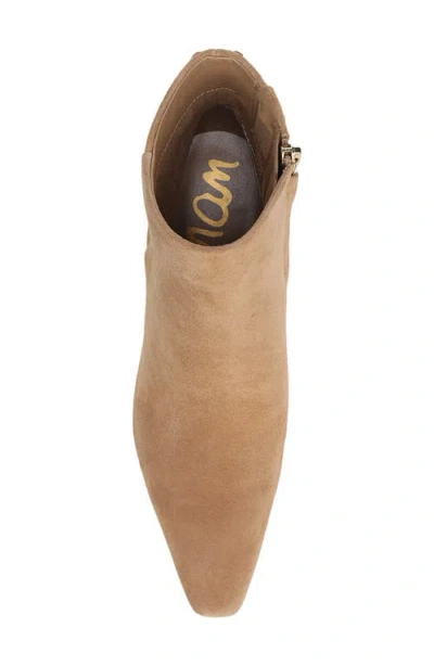 Sam Edelman Women's Saige Zipper Ankle Booties In Brown