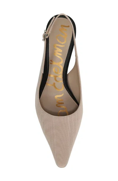 Sam Edelman Bianka Slingback Kitten Heels In Neutral