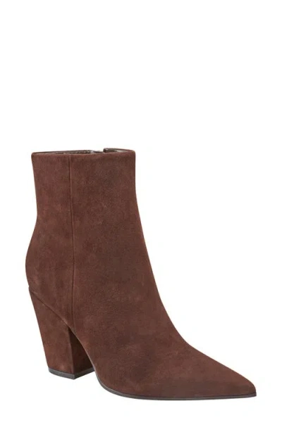 Marc Fisher Ltd Elynna Pointed Toe Bootie In Brown