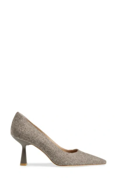 Stuart Weitzman Stuart Susculpt 75 Pointed Toe Pump In Brown