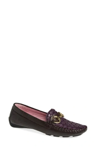 Robert Zur Perlata Driving Shoe In Purple