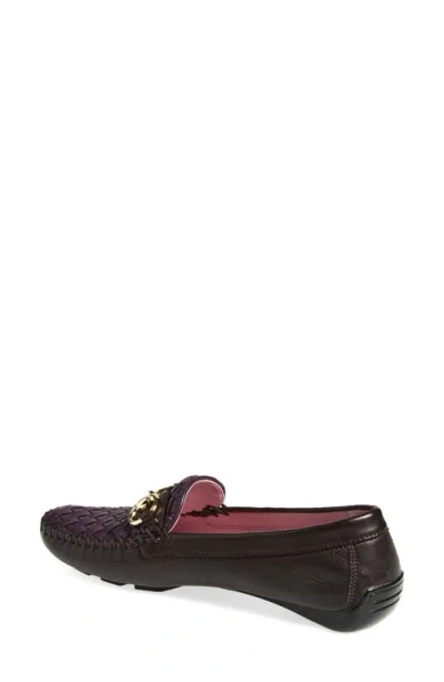 Robert Zur Perlata Driving Shoe In Purple