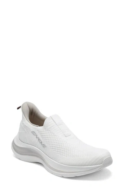 Easy Spirit Women's X Denise Austin Easypace Soeasy Knit Slip-on Sneakers In White