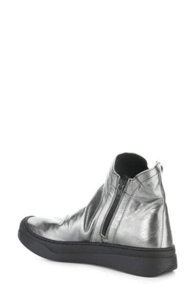 Softinos By Fly London Abil Platform Wedge Bootie In Gray