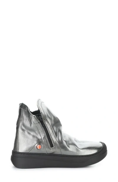 Softinos By Fly London Abil Platform Wedge Bootie In Gray
