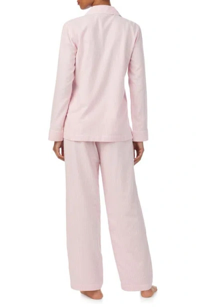 Ralph Lauren Women's Long Sleeve Notch Collar Long Pant Pajama Set In Pattern